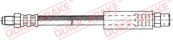 QUICK BRAKE 32.321 - Тормозной шланг autospares.lv