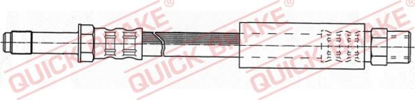 QUICK BRAKE 32.327 - Тормозной шланг autospares.lv