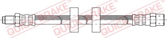 QUICK BRAKE 32.203 - Тормозной шланг autospares.lv