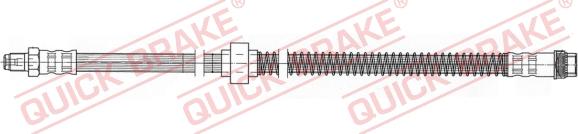 QUICK BRAKE 37.911 - Тормозной шланг autospares.lv