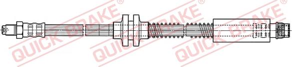 QUICK BRAKE 37.933 - Тормозной шланг autospares.lv