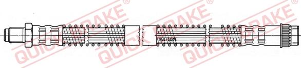 QUICK BRAKE 37.925 - Тормозной шланг autospares.lv