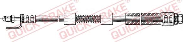 QUICK BRAKE 37.928 - Тормозной шланг autospares.lv