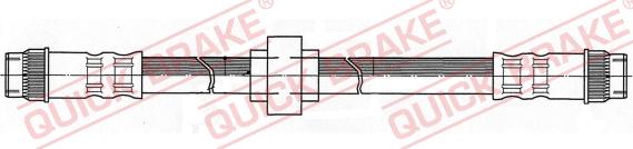 QUICK BRAKE 22.919 - Тормозной шланг autospares.lv