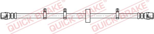 QUICK BRAKE 22.929 - Тормозной шланг autospares.lv