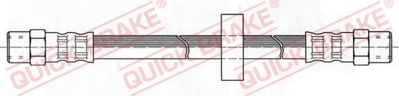 QUICK BRAKE 22.101 - Тормозной шланг autospares.lv