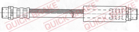 QUICK BRAKE 22.307 - Тормозной шланг autospares.lv