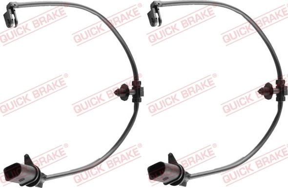 QUICK BRAKE WS 0493 A - Сигнализатор, износ тормозных колодок autospares.lv