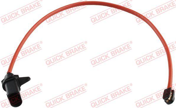 QUICK BRAKE WS 0454 B - Сигнализатор, износ тормозных колодок autospares.lv