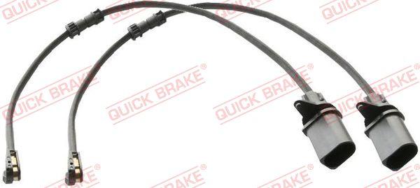 QUICK BRAKE WS 0451 A - Сигнализатор, износ тормозных колодок autospares.lv