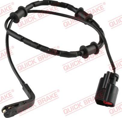 QUICK BRAKE WS 0461 A - Сигнализатор, износ тормозных колодок autospares.lv