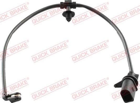 QUICK BRAKE WS 0404 A - Сигнализатор, износ тормозных колодок autospares.lv