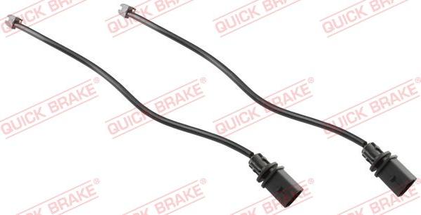 QUICK BRAKE WS 0400 A - Сигнализатор, износ тормозных колодок autospares.lv