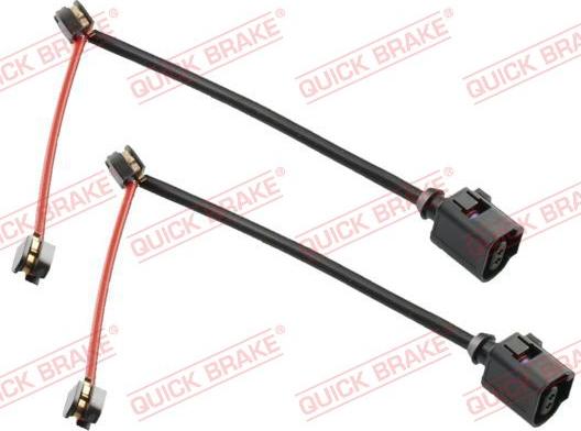 QUICK BRAKE WS 0410 A - Сигнализатор, износ тормозных колодок autospares.lv