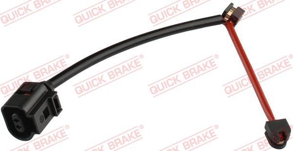 QUICK BRAKE WS 0480 B - Сигнализатор, износ тормозных колодок autospares.lv