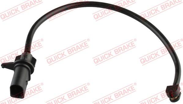 QUICK BRAKE WS 0479 B - Сигнализатор, износ тормозных колодок autospares.lv