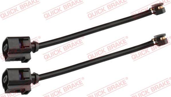 QUICK BRAKE WS 0477 A - Сигнализатор, износ тормозных колодок autospares.lv