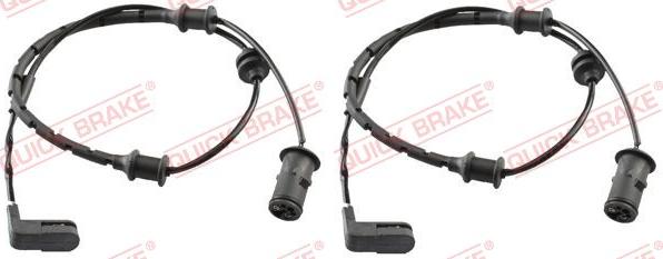 QUICK BRAKE WS 0166 A - Сигнализатор, износ тормозных колодок autospares.lv