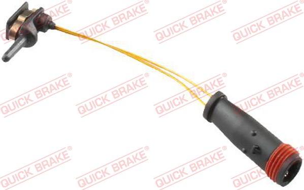 QUICK BRAKE WS 0196 B - Сигнализатор, износ тормозных колодок autospares.lv
