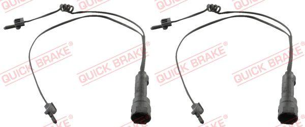 QUICK BRAKE WS 0180 A - Сигнализатор, износ тормозных колодок autospares.lv
