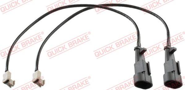 QUICK BRAKE WS 0179 A - Сигнализатор, износ тормозных колодок autospares.lv