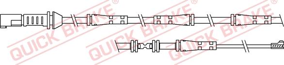 QUICK BRAKE WS 0365 A - Сигнализатор, износ тормозных колодок autospares.lv