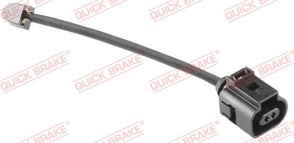 QUICK BRAKE WS 0310 B - Сигнализатор, износ тормозных колодок autospares.lv