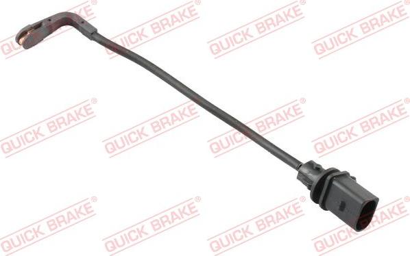 QUICK BRAKE WS 0311 B - Сигнализатор, износ тормозных колодок autospares.lv