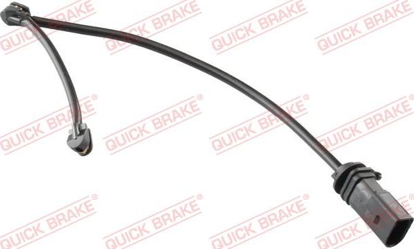 QUICK BRAKE WS 0384 A - Сигнализатор, износ тормозных колодок autospares.lv