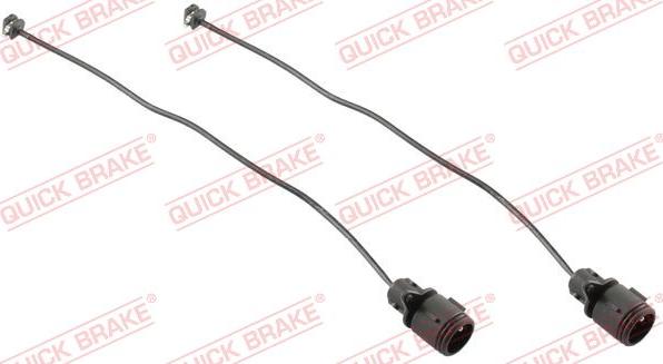 QUICK BRAKE WS 0331 A - Сигнализатор, износ тормозных колодок autospares.lv