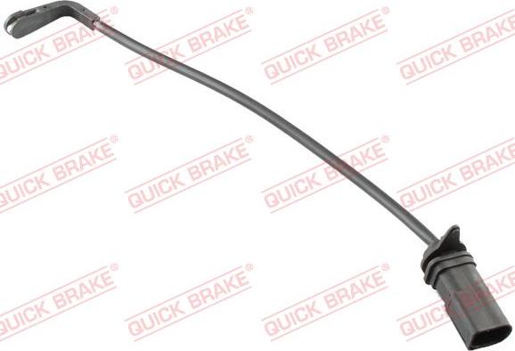 QUICK BRAKE WS 0377 A - Сигнализатор, износ тормозных колодок autospares.lv