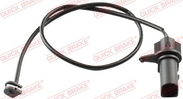 QUICK BRAKE WS 0243 B - Сигнализатор, износ тормозных колодок autospares.lv