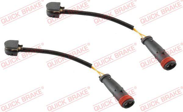 QUICK BRAKE WS 0242 A - Сигнализатор, износ тормозных колодок autospares.lv