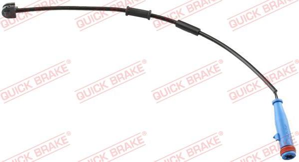 QUICK BRAKE WS 0255 A - Сигнализатор, износ тормозных колодок autospares.lv