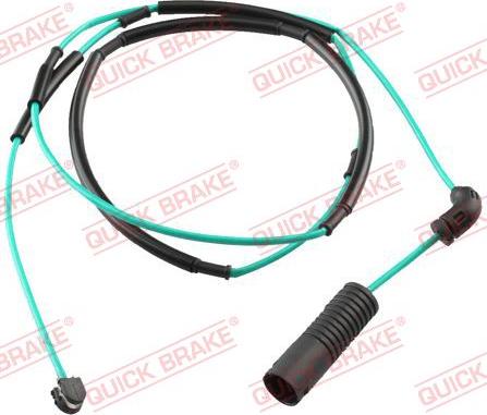 QUICK BRAKE WS 0204 A - Сигнализатор, износ тормозных колодок autospares.lv