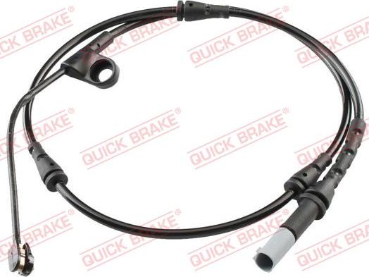 QUICK BRAKE WS 0284 B - Сигнализатор, износ тормозных колодок autospares.lv