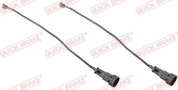 QUICK BRAKE WS 0282 A - Сигнализатор, износ тормозных колодок autospares.lv