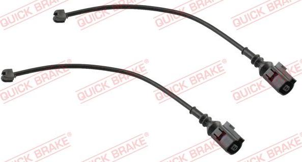 QUICK BRAKE WS 0230 A - Сигнализатор, износ тормозных колодок autospares.lv