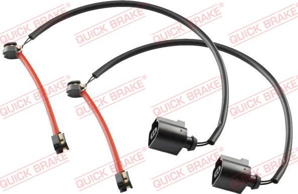 QUICK BRAKE WS 0225 A - Сигнализатор, износ тормозных колодок autospares.lv