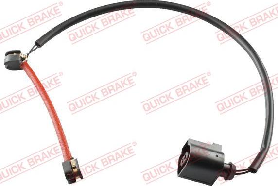 QUICK BRAKE WS 0225 B - Сигнализатор, износ тормозных колодок autospares.lv