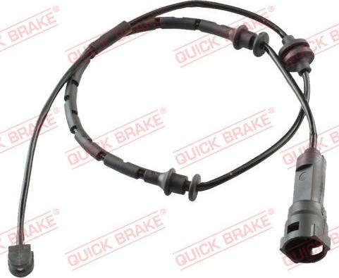 QUICK BRAKE WS 0220 A - Сигнализатор, износ тормозных колодок autospares.lv