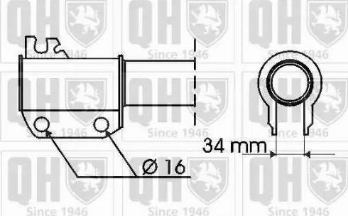 Quinton Hazell 178450 - Амортизатор autospares.lv