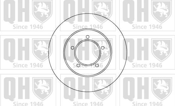 Quinton Hazell BDC4944 - Тормозной диск autospares.lv