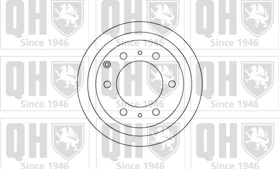 Quinton Hazell BDC4943 - Тормозной диск autospares.lv