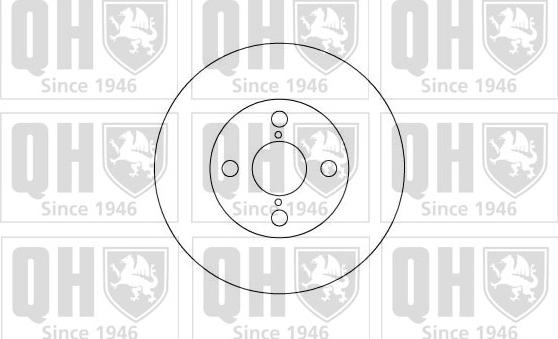 Quinton Hazell BDC4917 - Тормозной диск autospares.lv