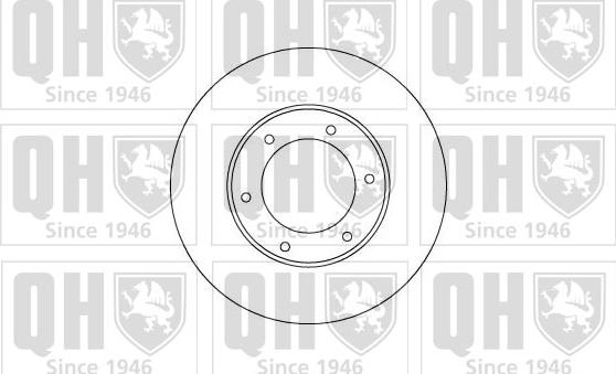 Quinton Hazell BDC4936 - Тормозной диск autospares.lv