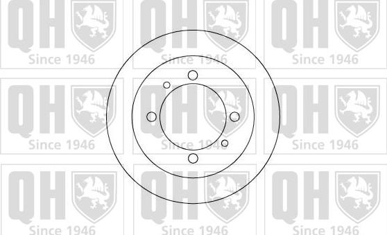 Quinton Hazell BDC4924 - Тормозной диск autospares.lv