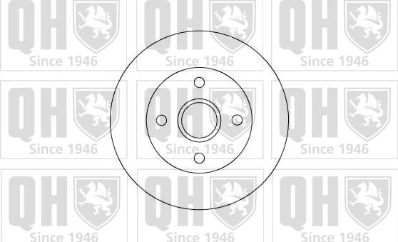 Quinton Hazell BDC4441 - Тормозной диск autospares.lv