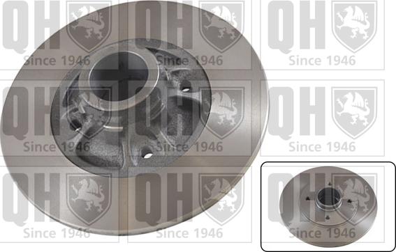 Quinton Hazell BDC4402 - Тормозной диск autospares.lv