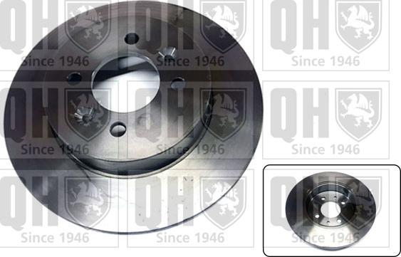 Quinton Hazell BDC4599 - Тормозной диск autospares.lv